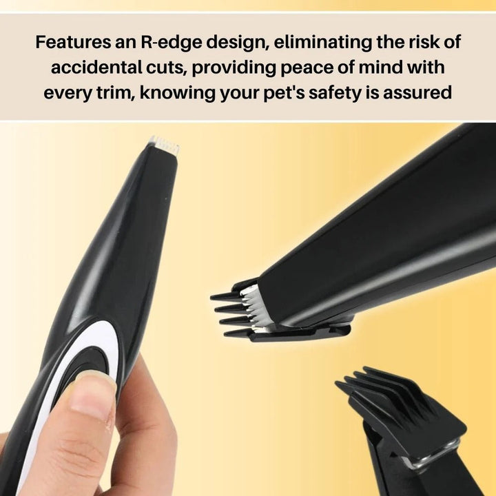 Quiet Cordless Pet Grooming Trimmer for Calm Home Grooming