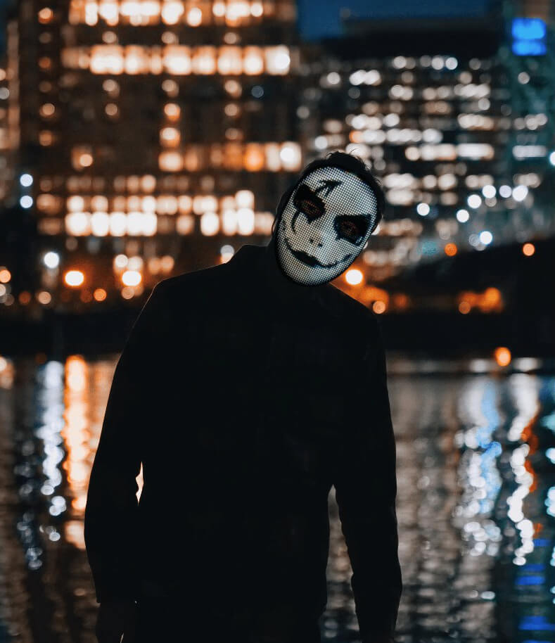 Harwelton™ LED Smart Face Mask with Motion and Music Effects