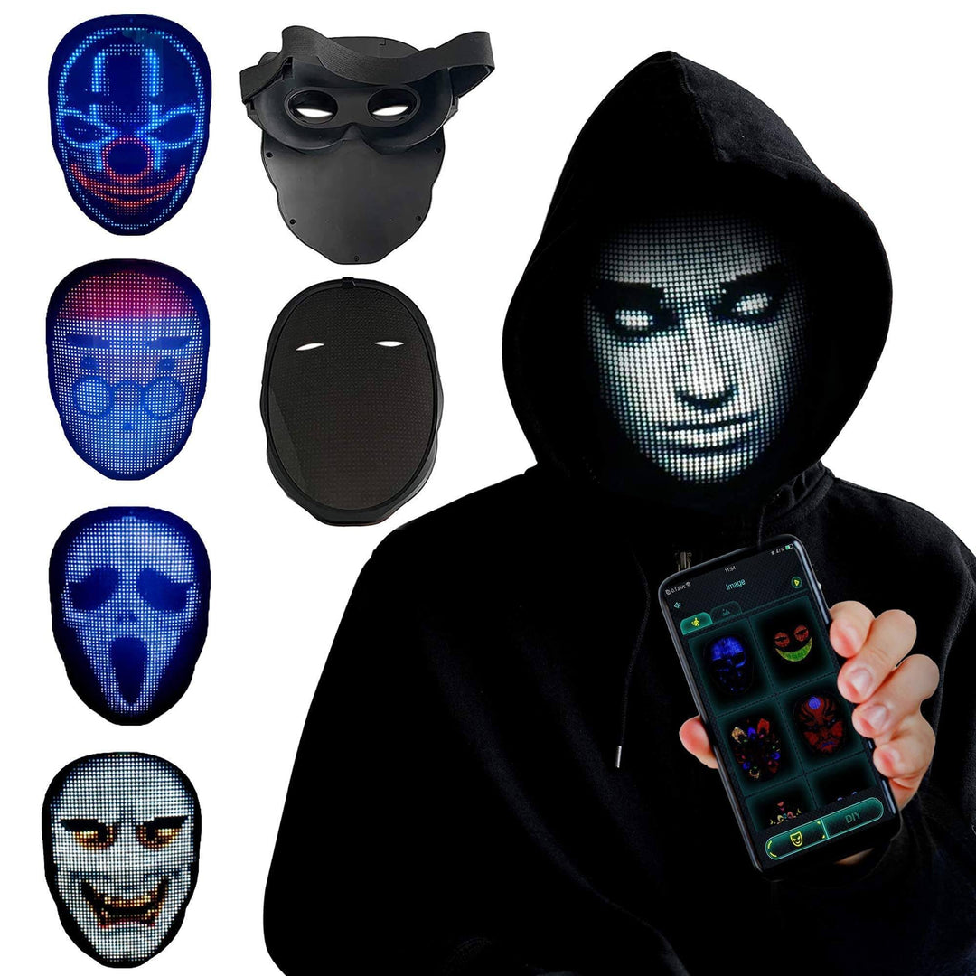 Harwelton™ LED Smart Face Mask with Motion and Music Effects