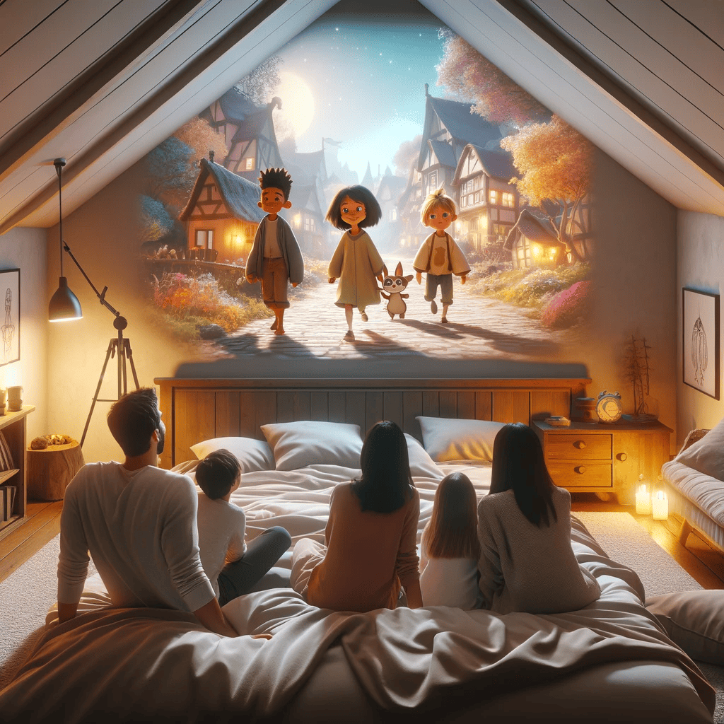 Harwelton™ Mini Movie Projector for Big-Screen Nights at Home