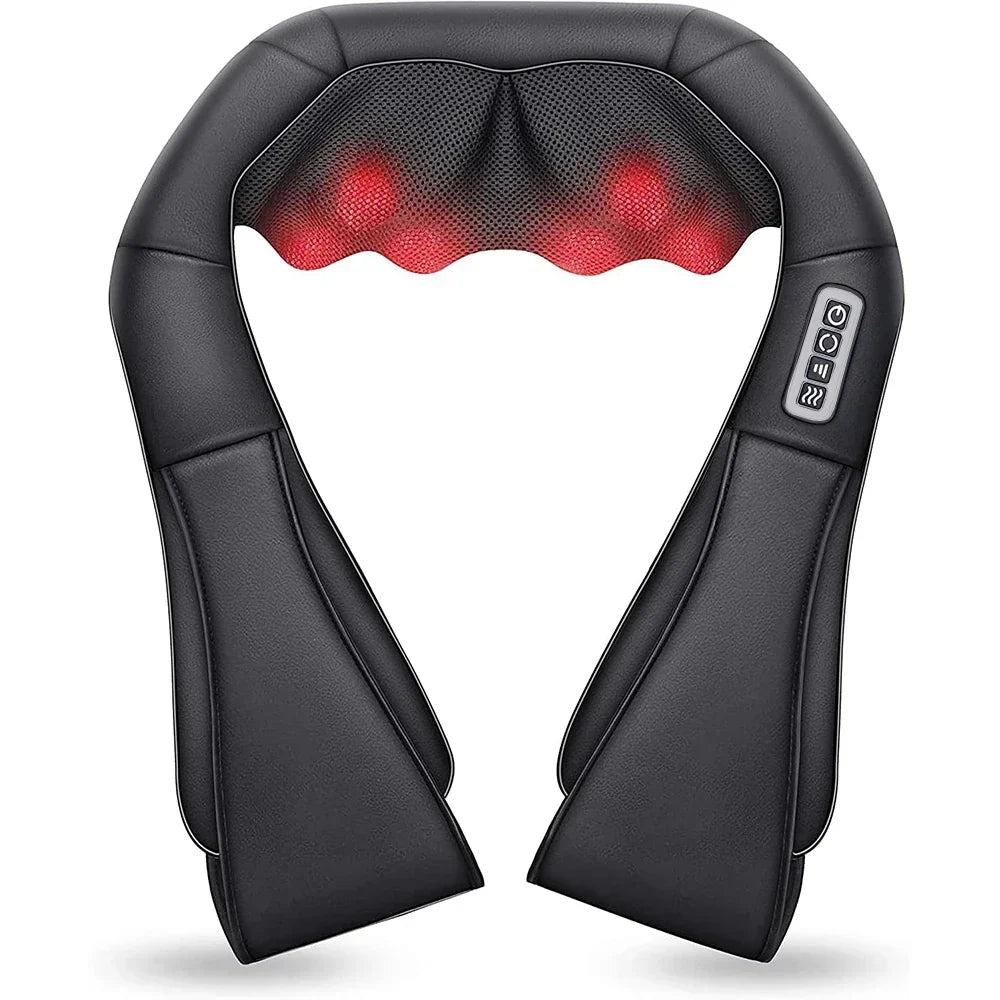 Harwelton™ Shiatsu Neck and Back Massage Pillow with Soothing Heat