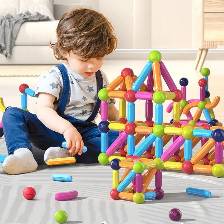 Magnetic Building Blocks Set for Creative 3D Play