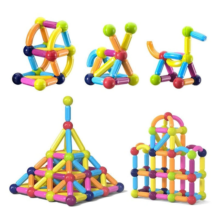 Magnetic Building Blocks Set for Creative 3D Play
