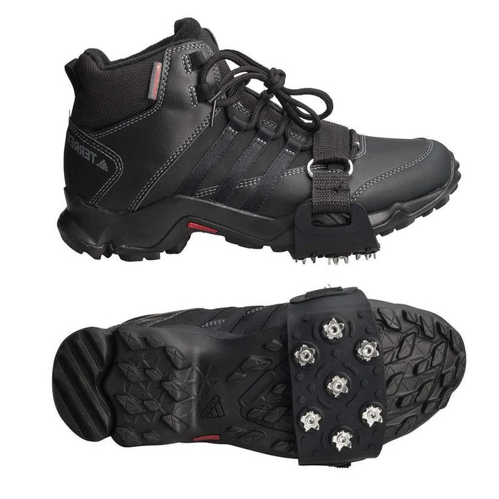 Harwelton™ Adjustable Ice Cleats for Shoes and Boots – 7 Steel Spikes