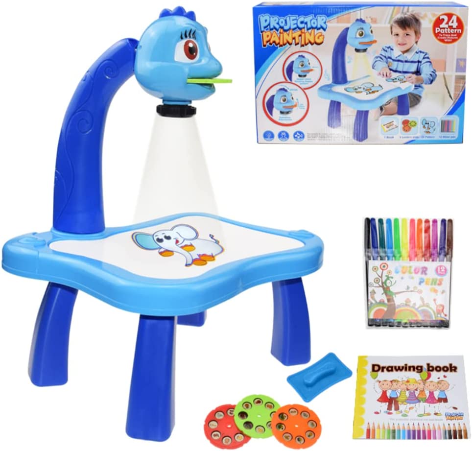 Harwelton™ LED Drawing Projector for Kids with Pattern Slides