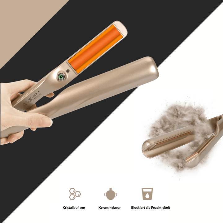 Harwelton™ 2-in-1 Hair Styler for Salon-Style Waves and Sleek Hair at Home