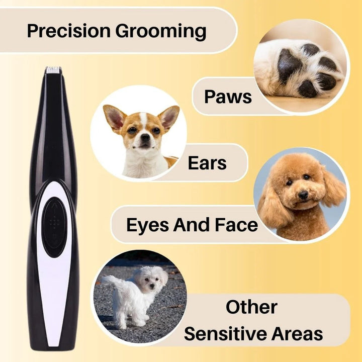 Quiet Cordless Pet Grooming Trimmer for Calm Home Grooming