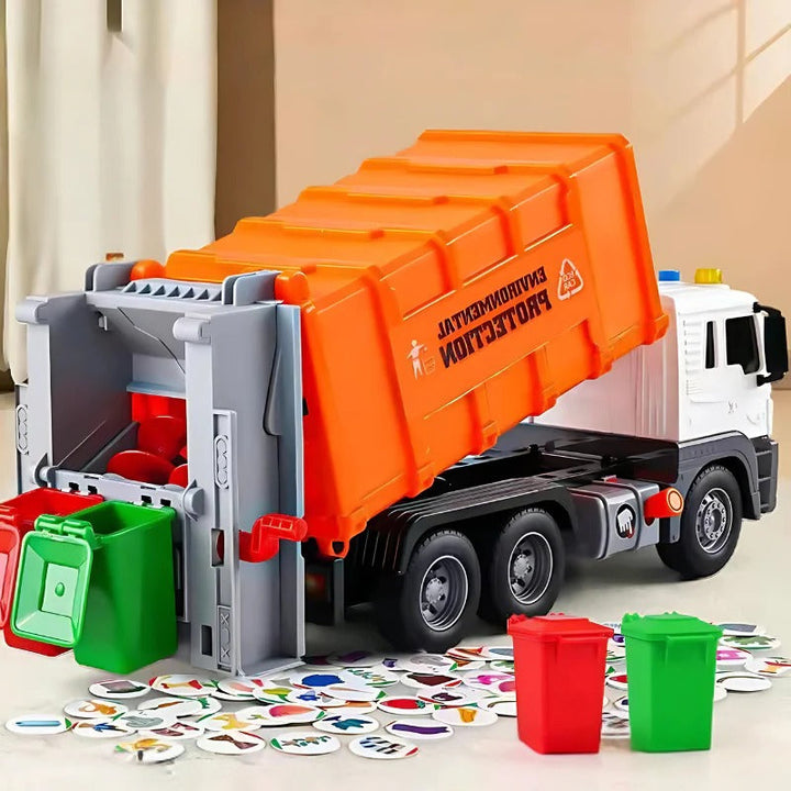 Harwelton™ Interactive Bin Lorry Toy with Lights, Sounds and Tipping Bin