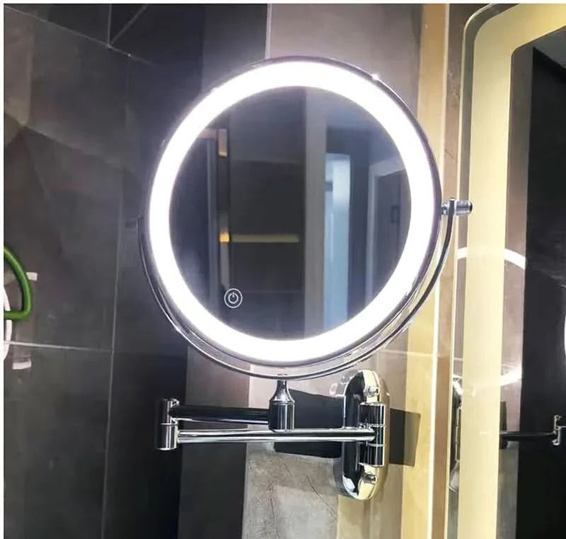 Harwelton™ Rechargeable LED Magnifying Mirror with Three Light Tones