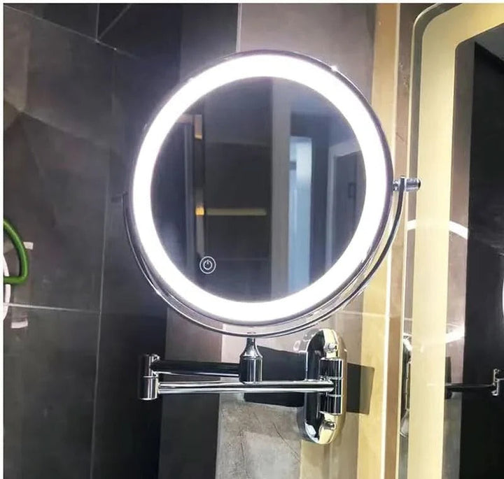 Harwelton™ Rechargeable LED Magnifying Mirror with Three Light Tones