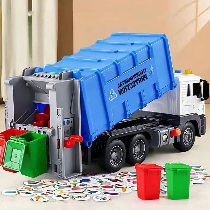 Harwelton™ Interactive Bin Lorry Toy with Lights, Sounds and Tipping Bin