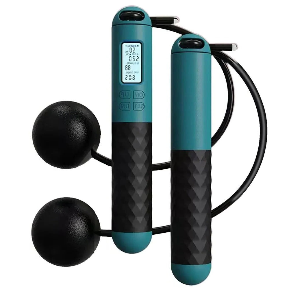Harwelton™ Cordless Weighted Skipping Rope with Digital Counter