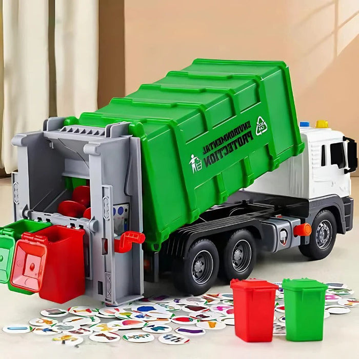 Harwelton™ Interactive Bin Lorry Toy with Lights, Sounds and Tipping Bin