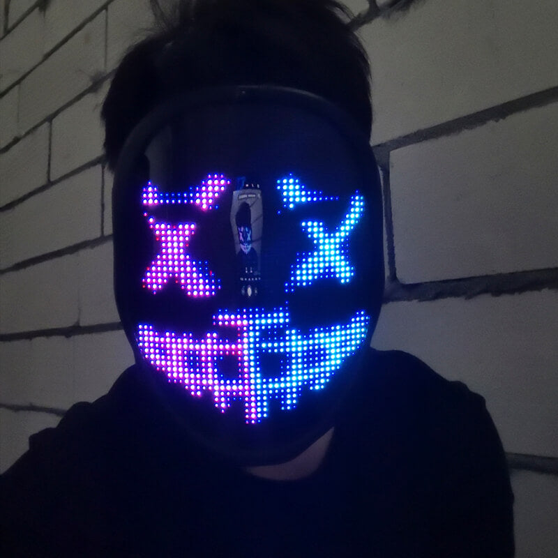 Harwelton™ LED Smart Face Mask with Motion and Music Effects
