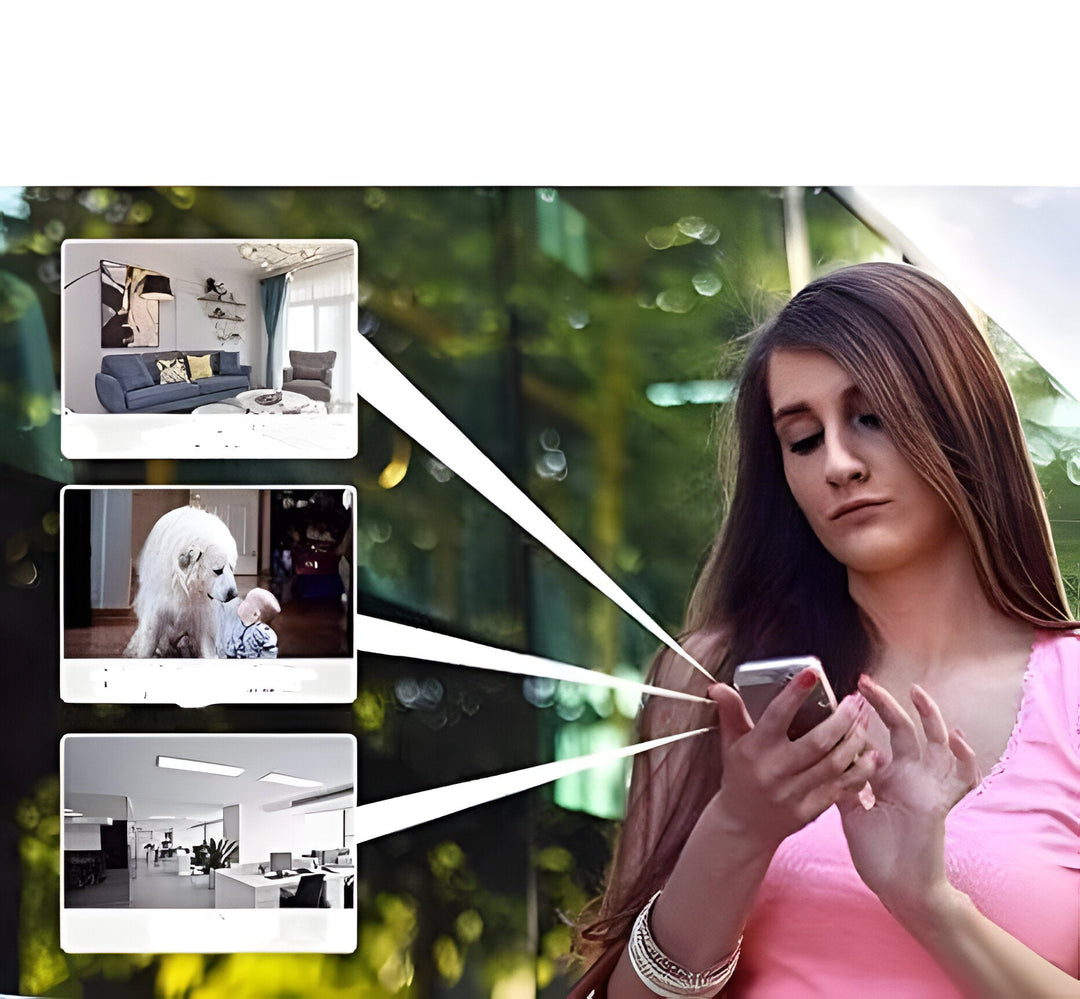 Harwelton™ Wireless 1080p HD Security Camera with Night Vision and App