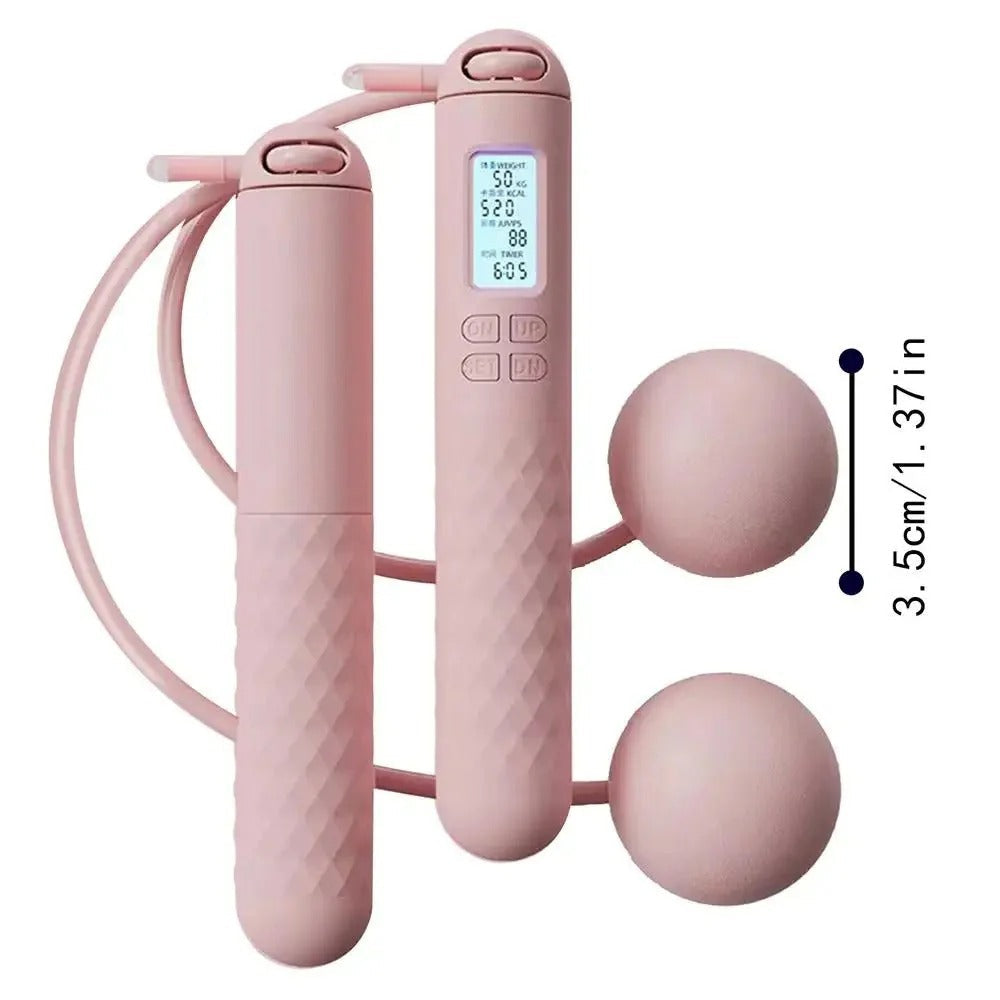 Harwelton™ Cordless Weighted Skipping Rope with Digital Counter