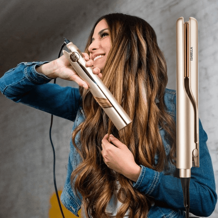 Harwelton™ 2-in-1 Hair Styler for Salon-Style Waves and Sleek Hair at Home