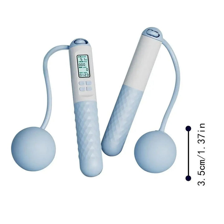 Harwelton™ Cordless Weighted Skipping Rope with Digital Counter