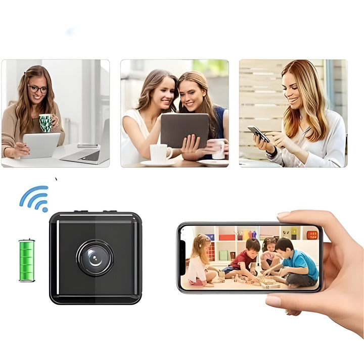 Harwelton™ Wireless 1080p HD Security Camera with Night Vision and App