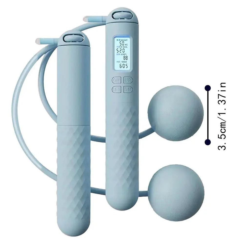 Harwelton™ Cordless Weighted Skipping Rope with Digital Counter
