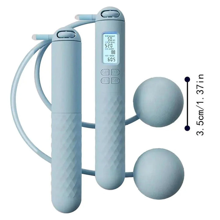 Harwelton™ Cordless Weighted Skipping Rope with Digital Counter