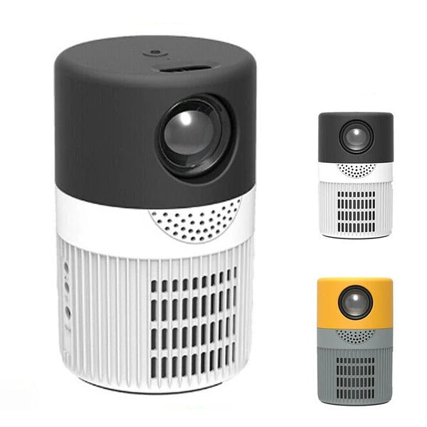 Portable Mini Projector with Built-In Speaker and HDMI