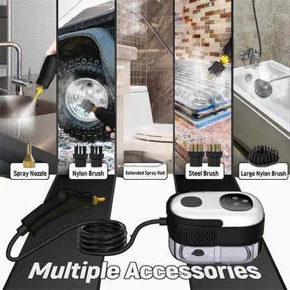 Harwelton™ Handheld High-Pressure Steam Cleaner with 6 Power Settings
