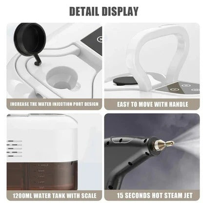 Harwelton™ Handheld High-Pressure Steam Cleaner with 6 Power Settings