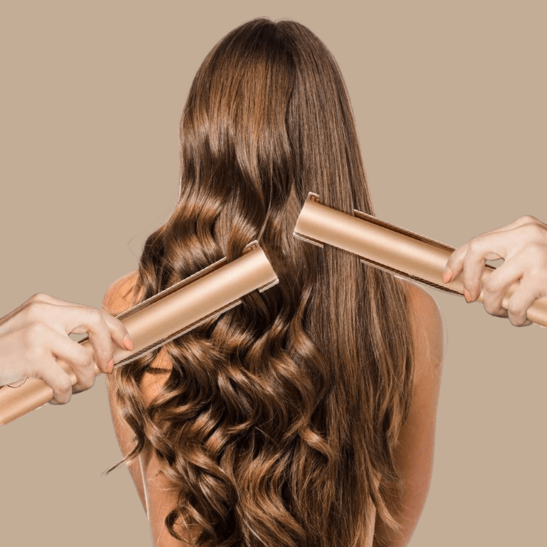 Harwelton™ 2-in-1 Hair Styler for Salon-Style Waves and Sleek Hair at Home