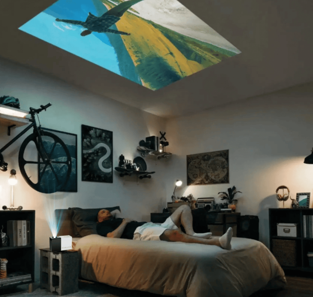 Harwelton™ Mini Movie Projector for Big-Screen Nights at Home