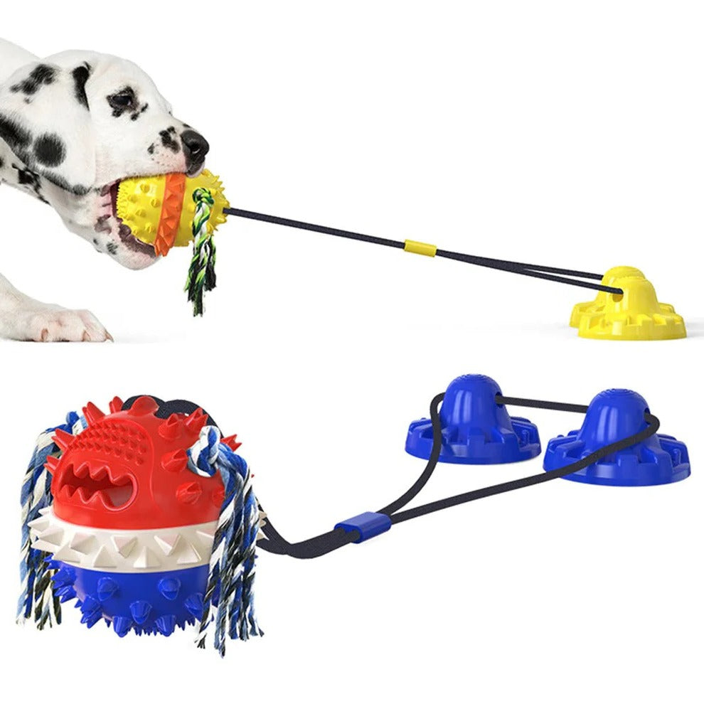 Self-Moving Pet Toy with Chew Bars and Rolling Balls
