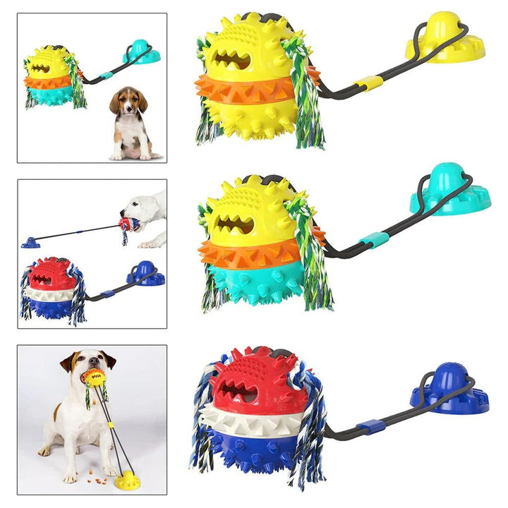 Self-Moving Pet Toy with Chew Bars and Rolling Balls