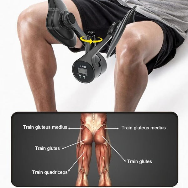 Harwelton™ Adjustable Inner Thigh Trainer with 360° Rotating Base