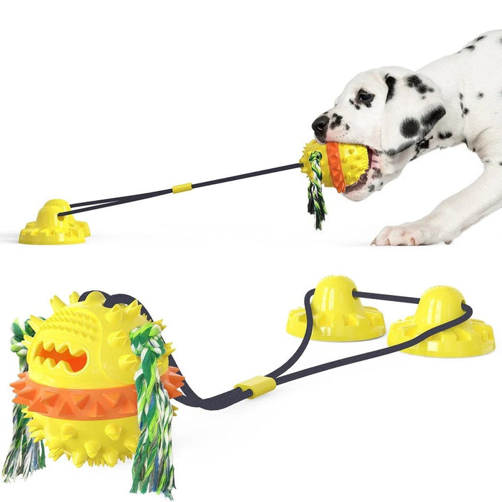 Self-Moving Pet Toy with Chew Bars and Rolling Balls