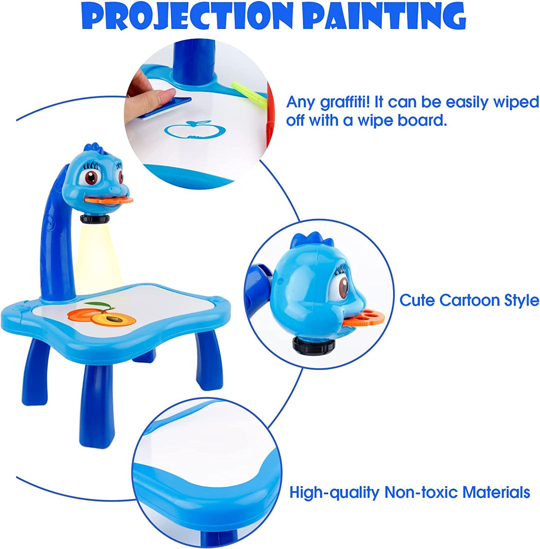 Harwelton™ LED Drawing Projector for Kids with Pattern Slides