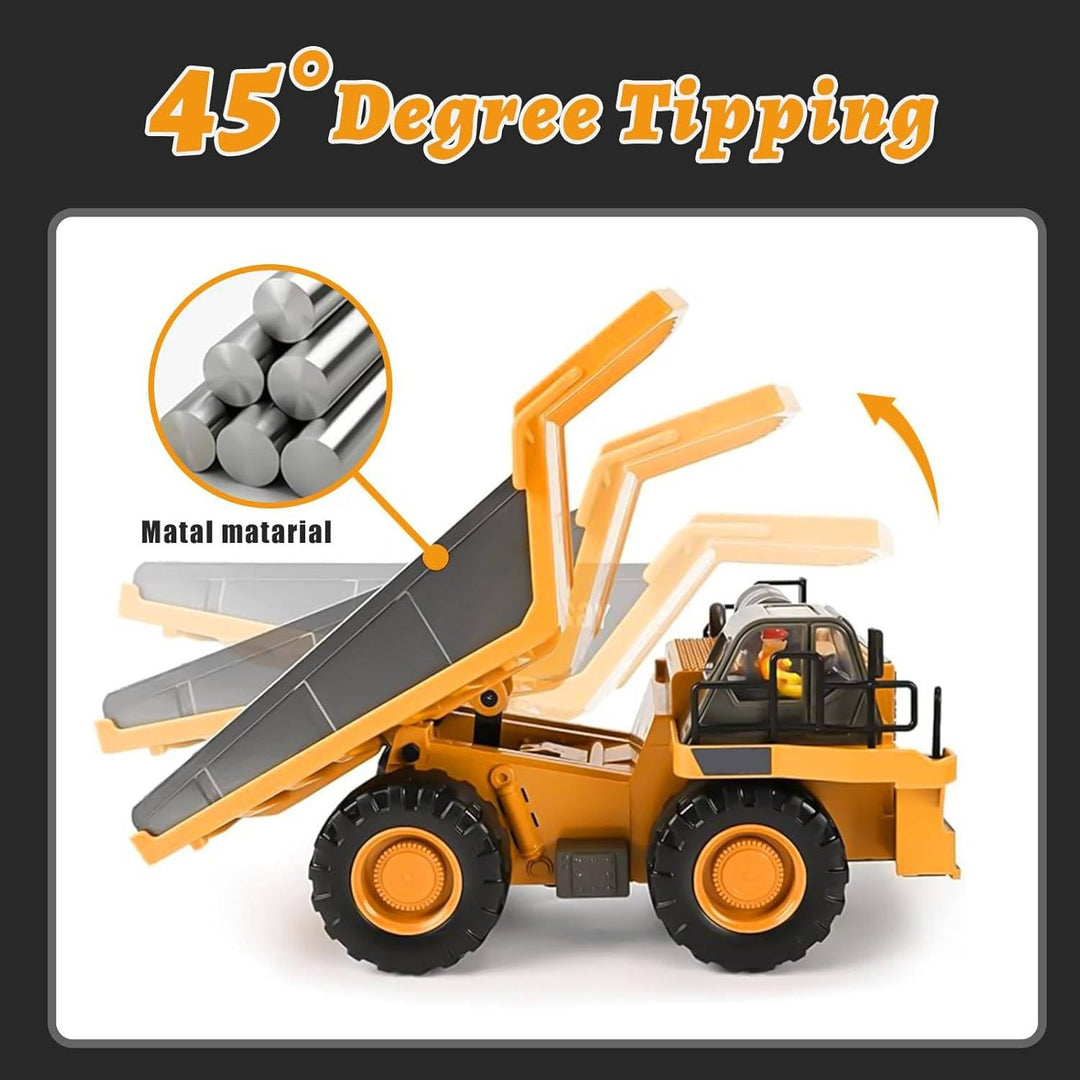 Harwelton™ Remote Control Excavator with Metal Tools and 360° Rotation