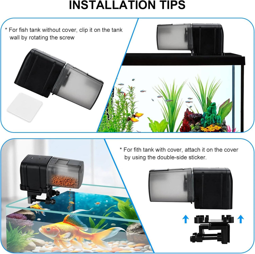 Smart Wi-Fi Fish Feeder with App and Voice Control