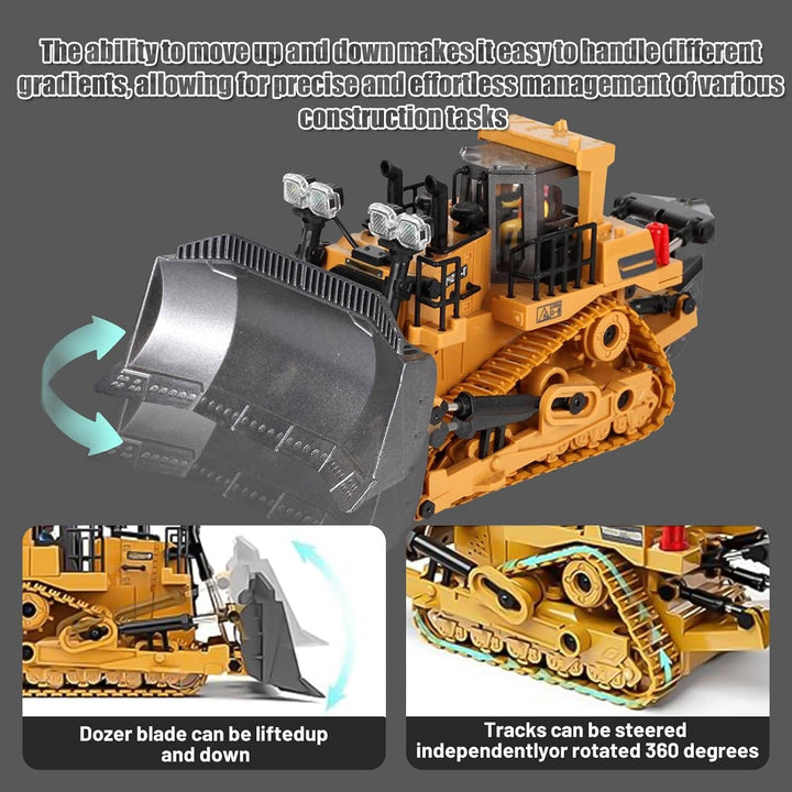 Harwelton™ Remote Control Excavator with Metal Tools and 360° Rotation