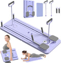 Harwelton™ Foldable Pilates Reformer Board with Bands and Timer