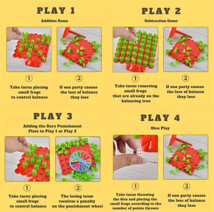 Frog Balance Maths Game for Kids – Counting &amp; Stacking Fun