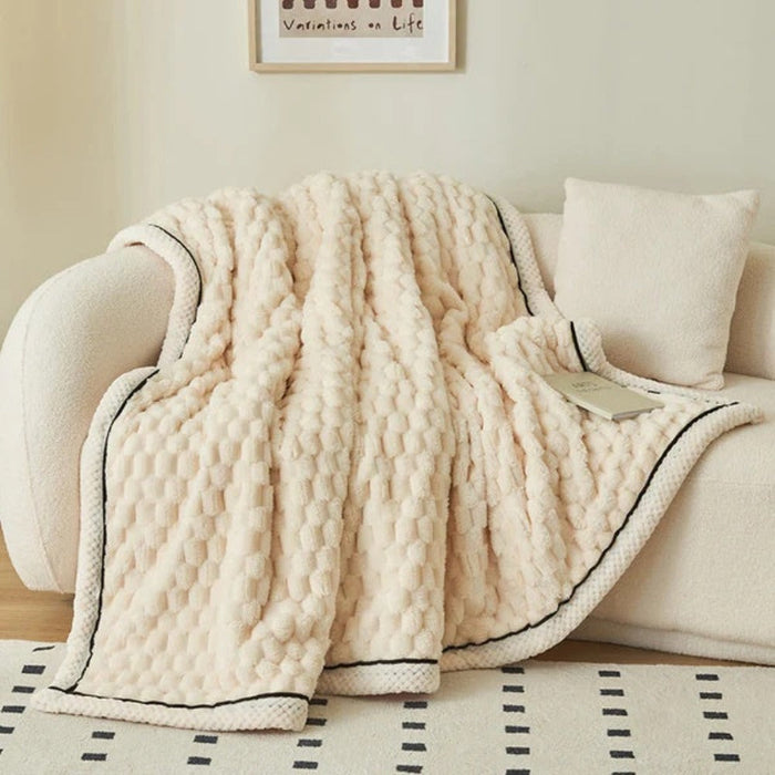 Harwelton™ Bubble-Textured Cosy Throw Blanket with a Cloud-Soft Feel