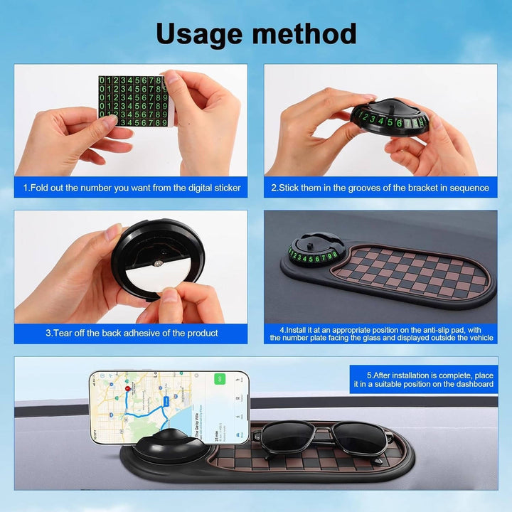 Harwelton™ Universal Dashboard Phone Holder with 360° Rotation