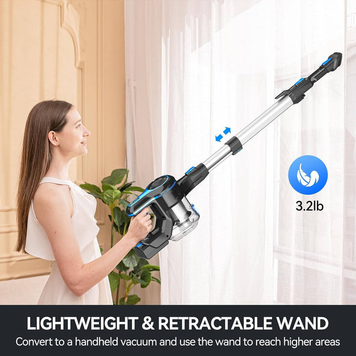 Lightweight Cordless Vacuum Cleaner with 5-Layer Filtration