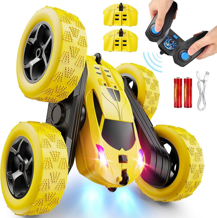 Harwelton™ RC Stunt Car with 360° Flips and Two Swappable Batteries