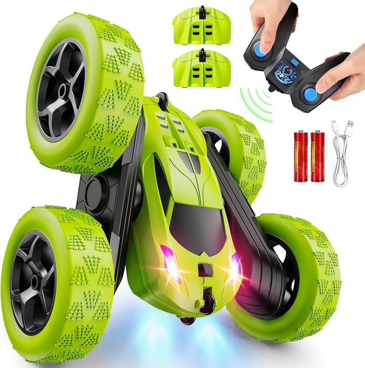 Harwelton™ RC Stunt Car with 360° Flips and Two Swappable Batteries