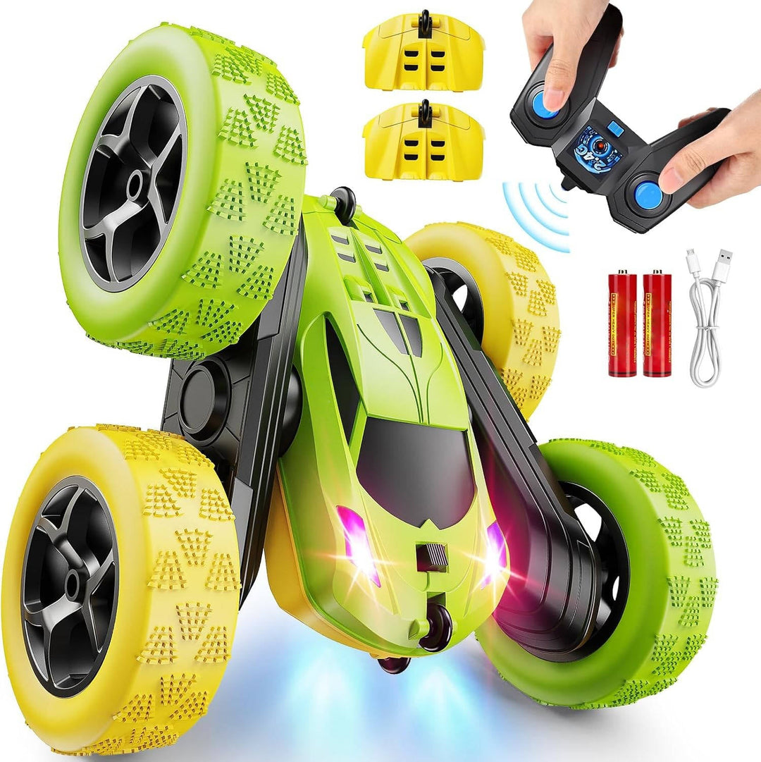 Harwelton™ RC Stunt Car with 360° Flips and Two Swappable Batteries