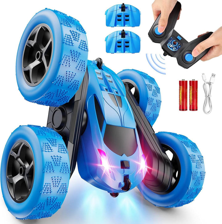 Harwelton™ RC Stunt Car with 360° Flips and Two Swappable Batteries
