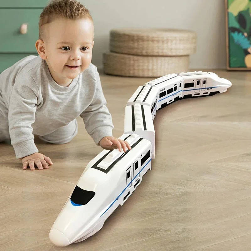 Bump and Go Toddler Train with Lights, Sounds and 360° Spins