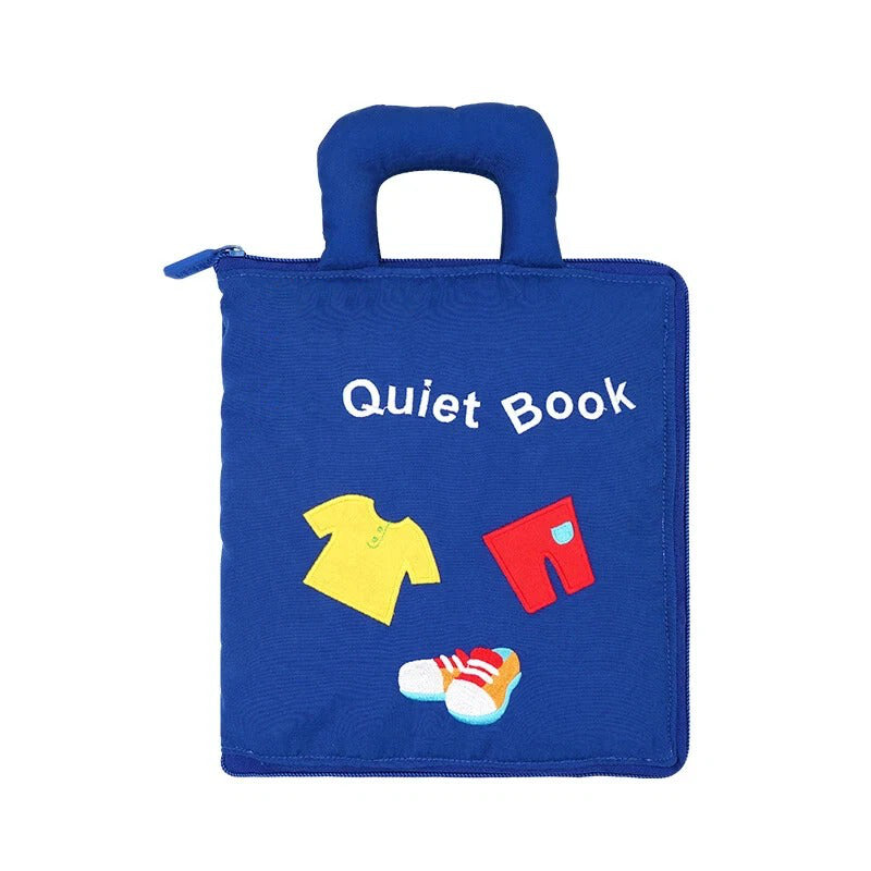 Montessori Soft Cloth Book for Babies with Crinkle Pages