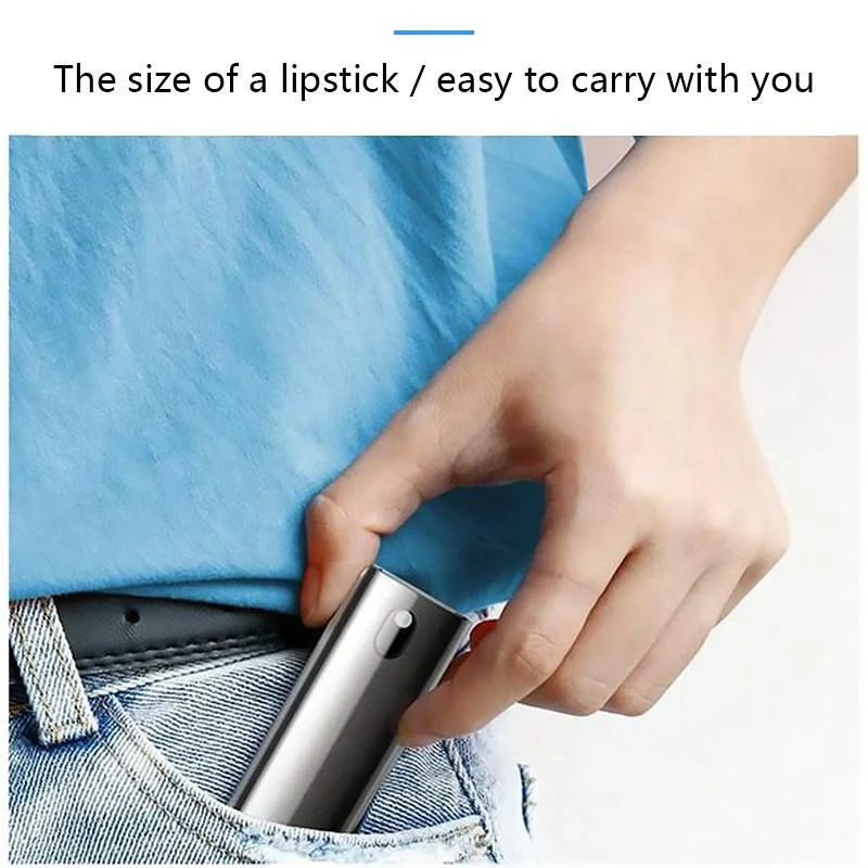 Pocket Screen Cleaner Spray with Built-In Microfibre Wiper